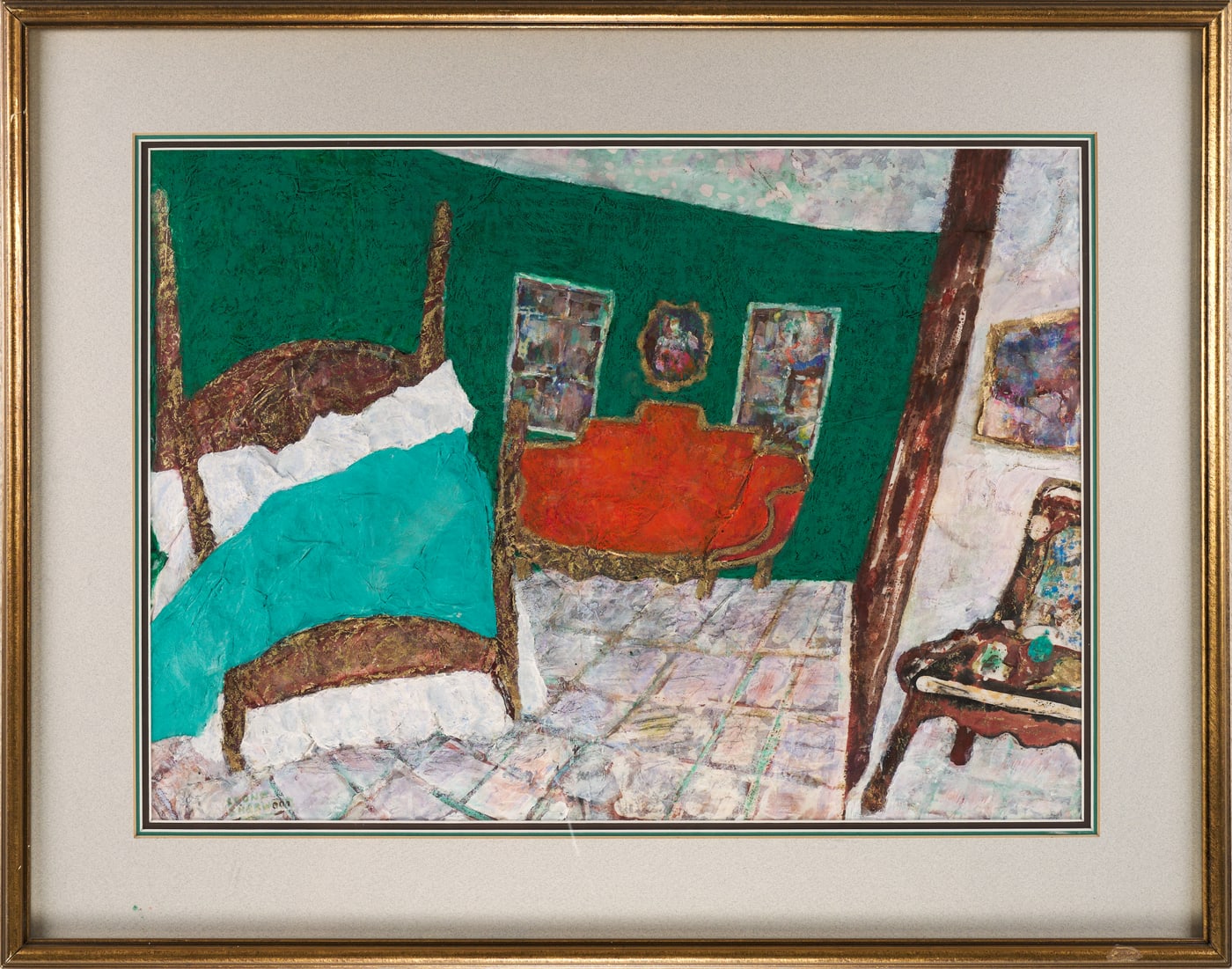 The Antique Loveseat