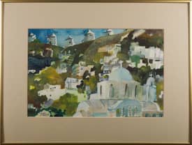 Greek Island Landscape