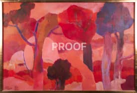Red Landscape - Apple Baum